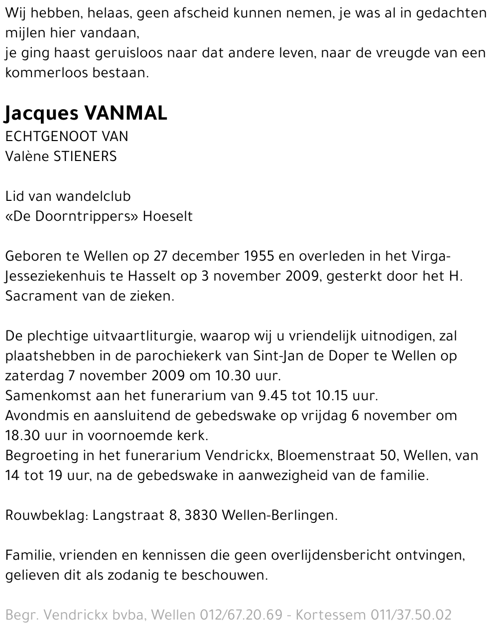 Jacques Vanmal