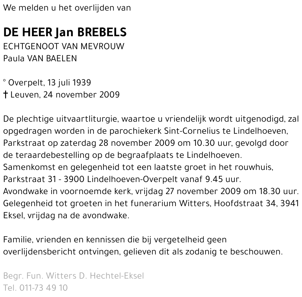 Jan Brebels
