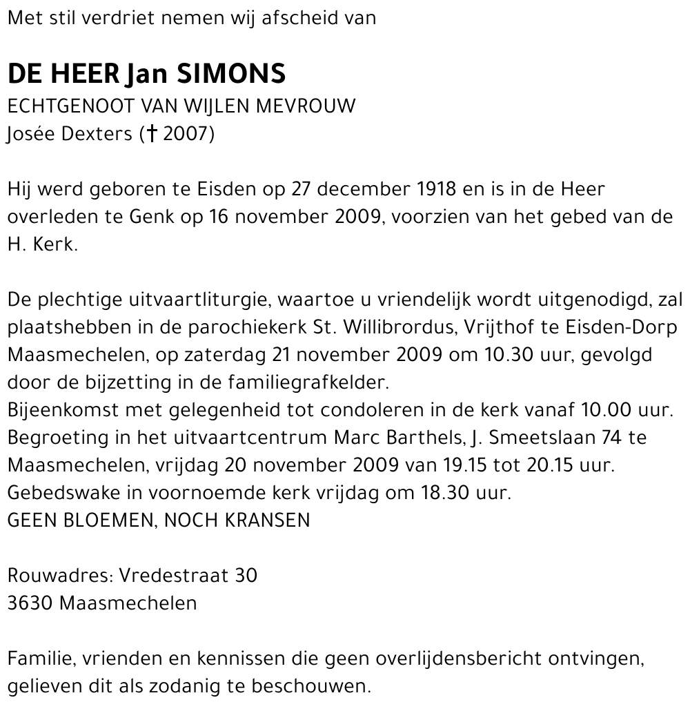 Jan Simons