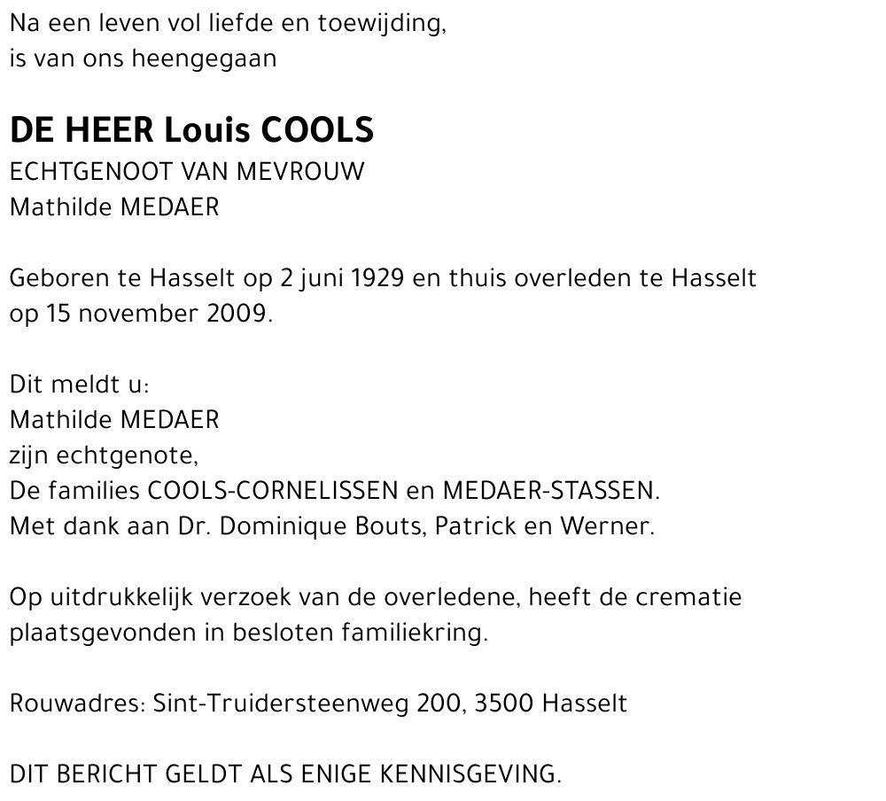 Louis Cools