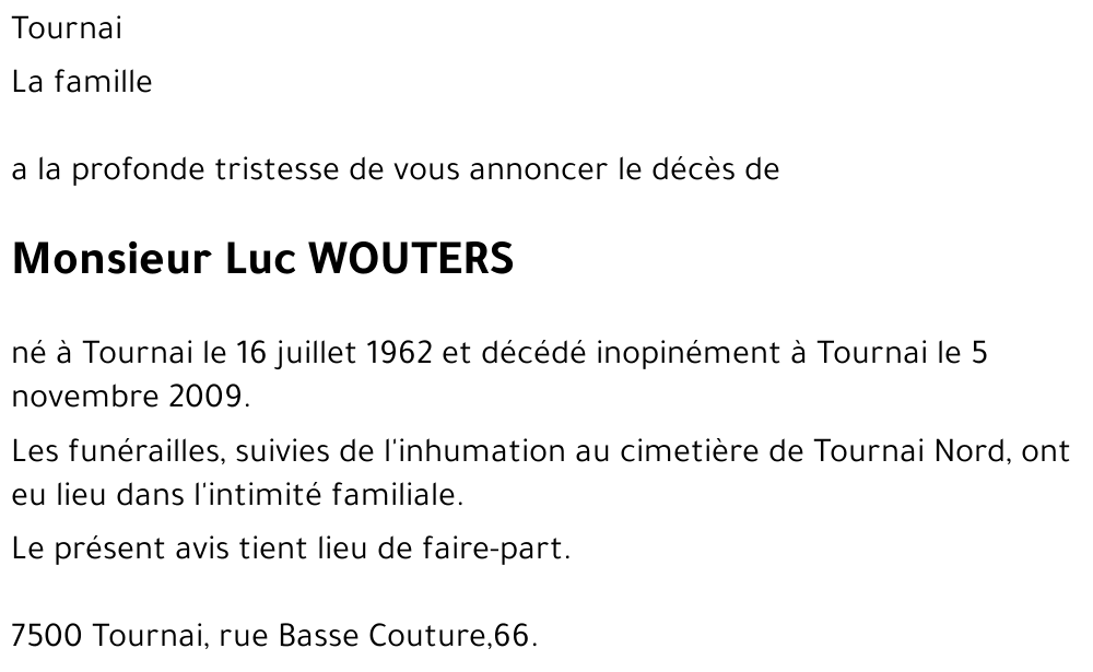 Luc WOUTERS