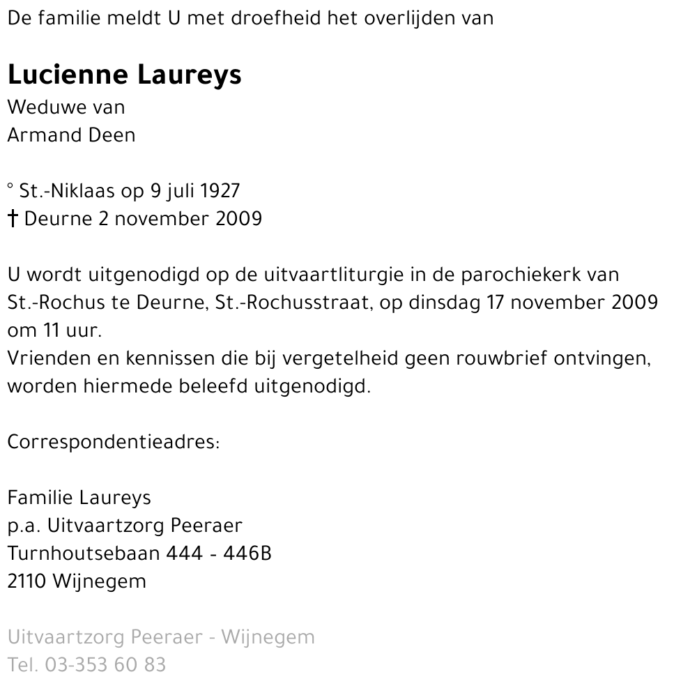 Lucienne Laureys