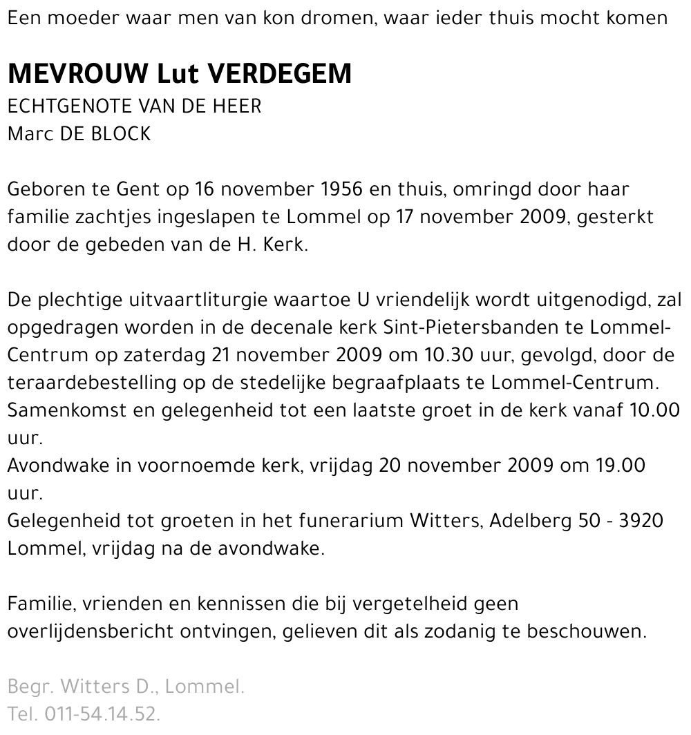 Lut Verdegem
