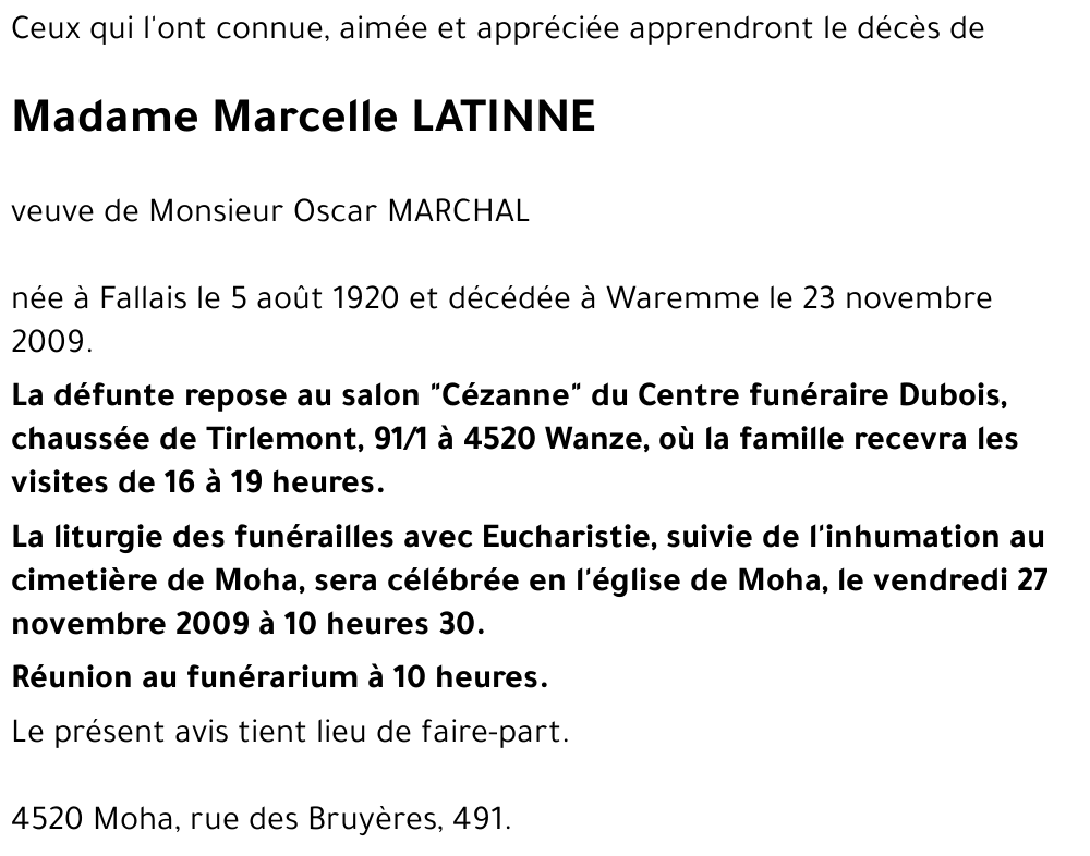 Marcelle LATINNE