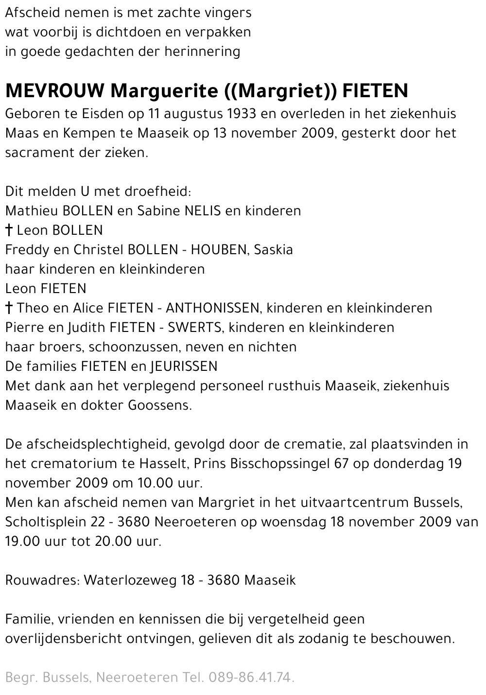 Marguerite FIETEN
