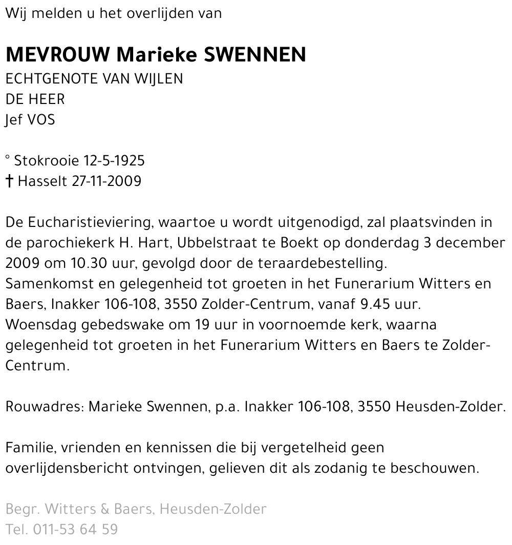 Marieke Swennen