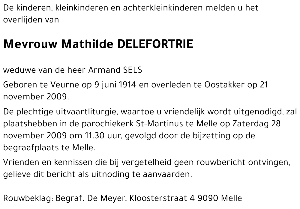 Mathilde DELEFORTRIE