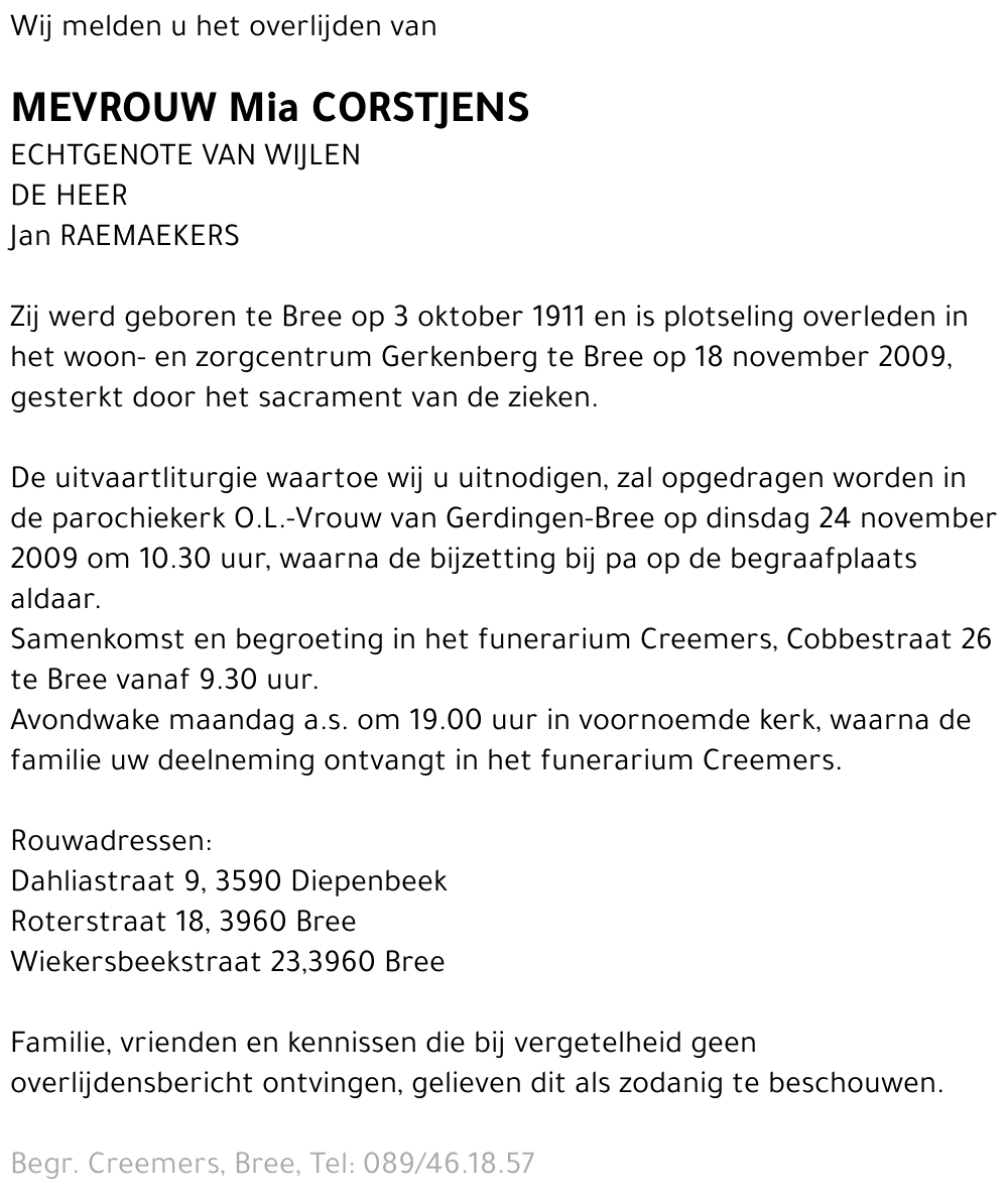 Mia Corstjens