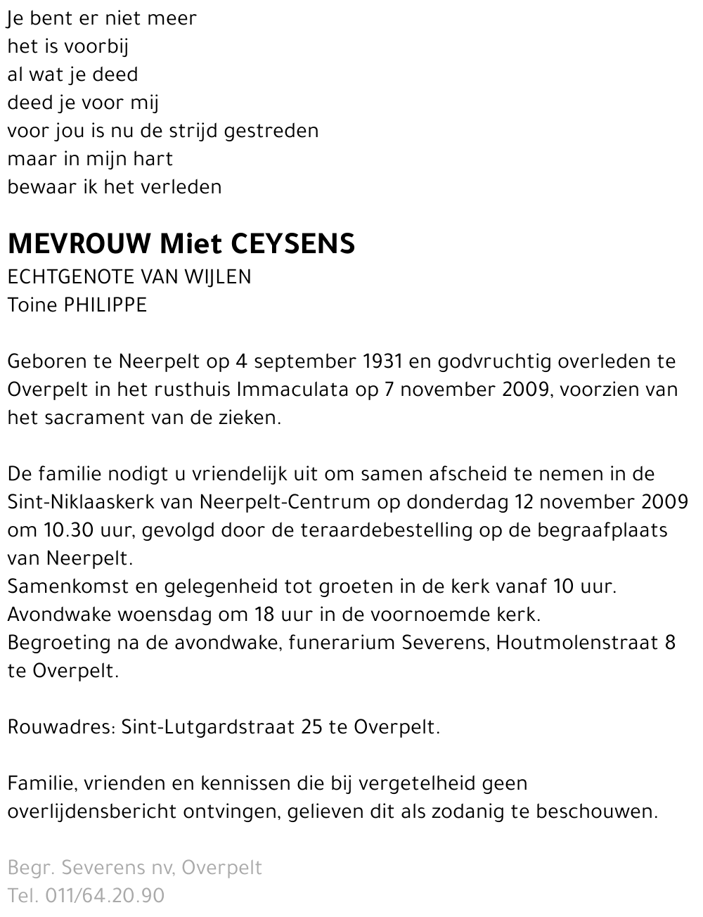 Miet Ceysens