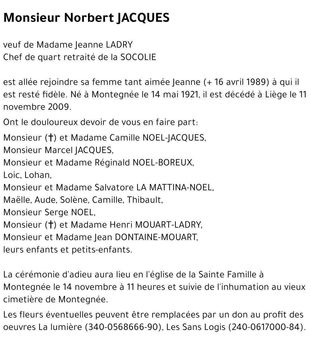 Norbert JACQUES