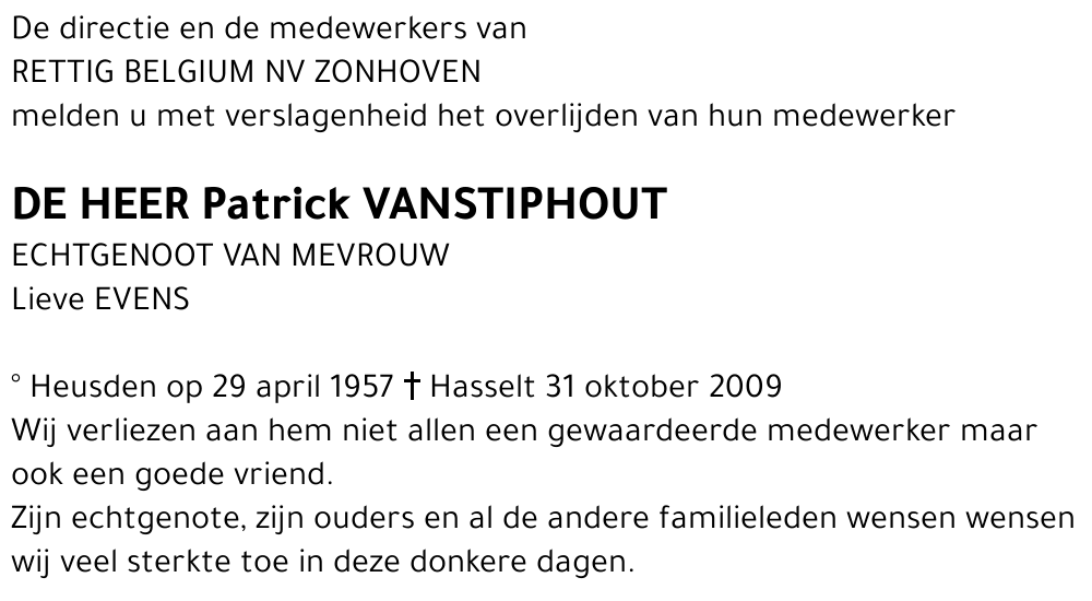 Patrick Vanstiphout