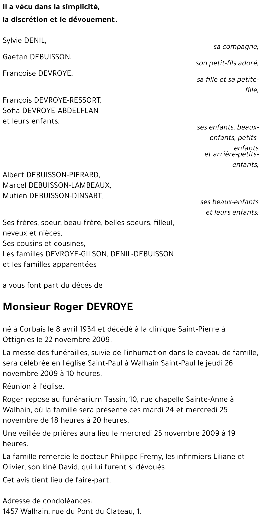 Roger DEVROYE