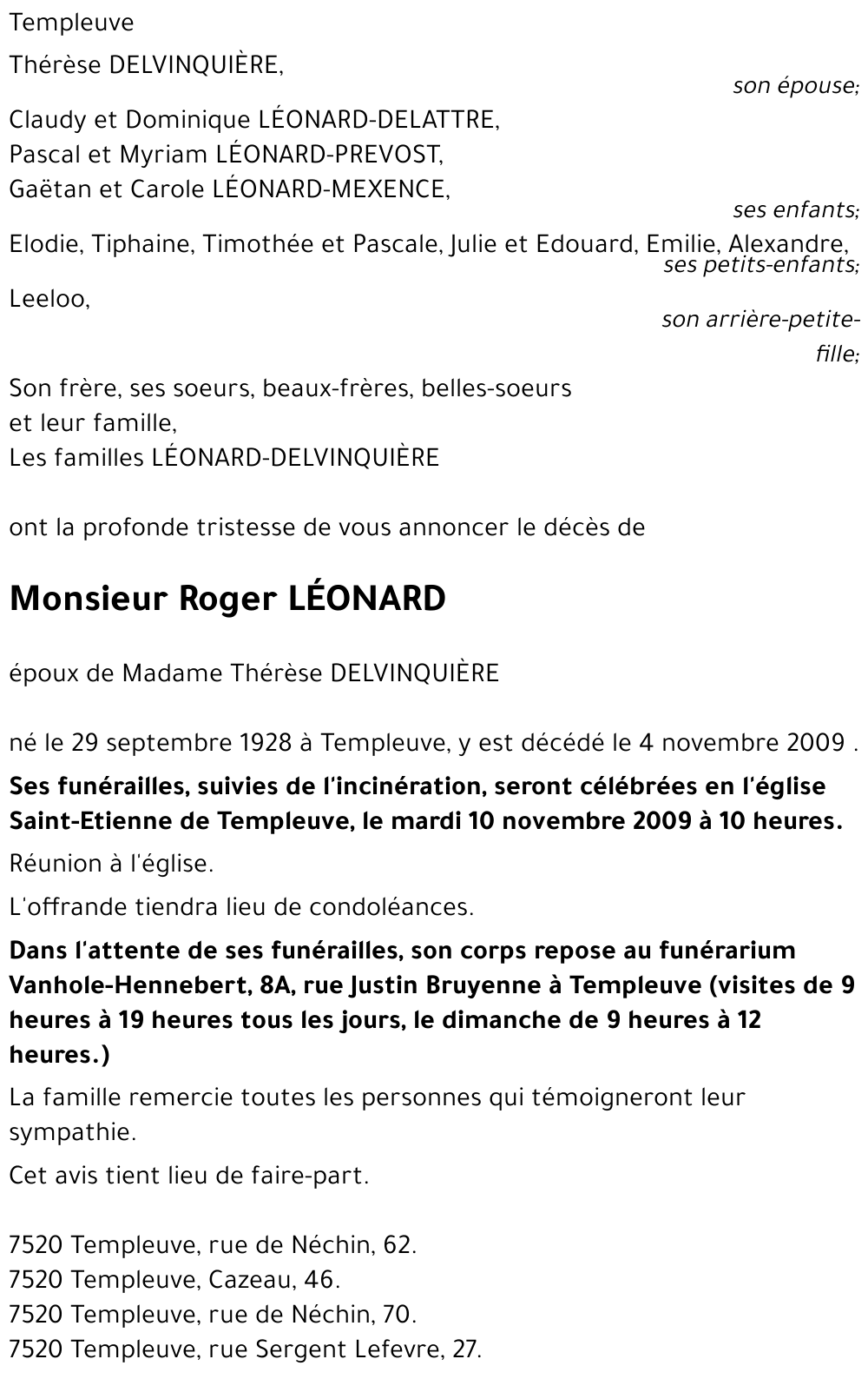 Roger LÉONARD