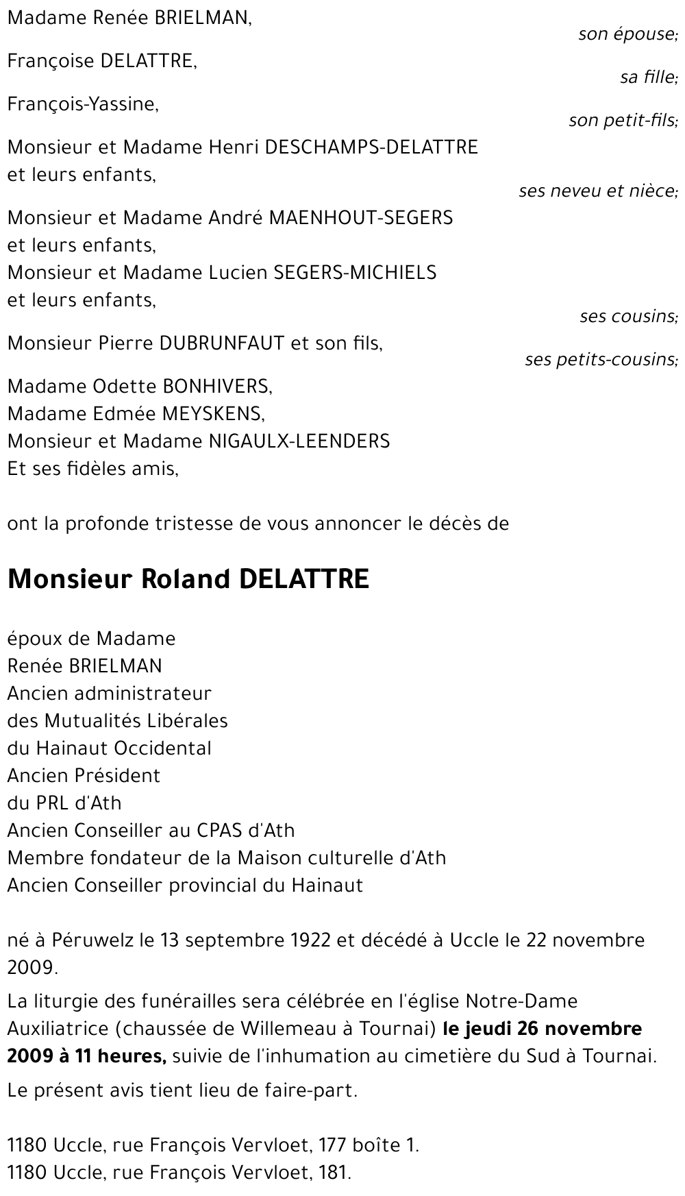 Roland DELATTRE