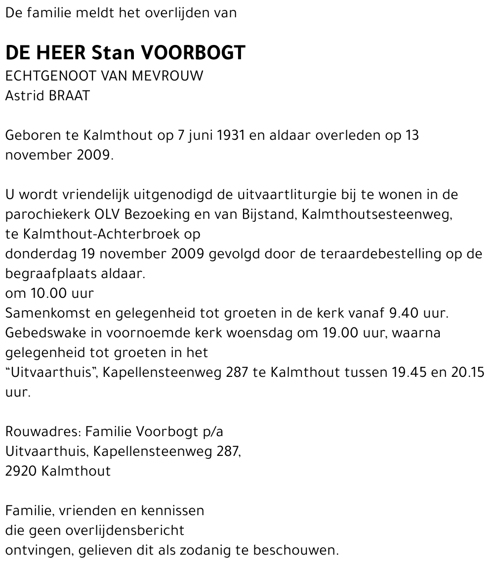 Stan Voorbogt