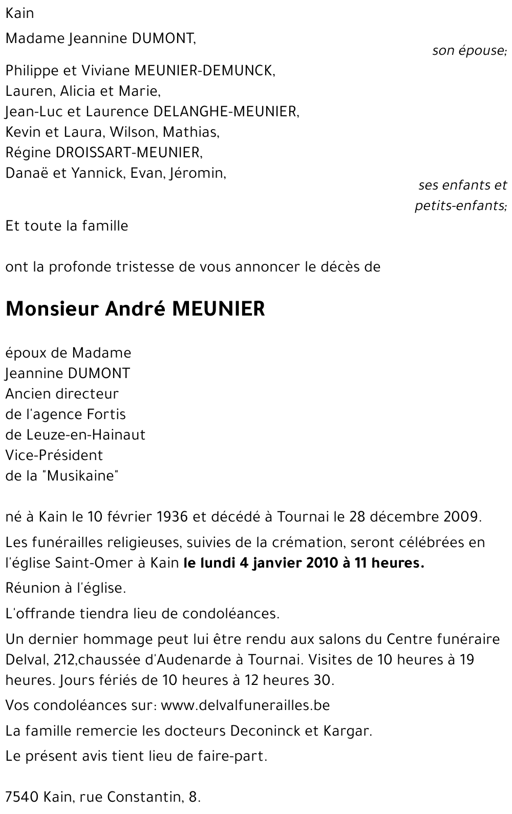 André MEUNIER