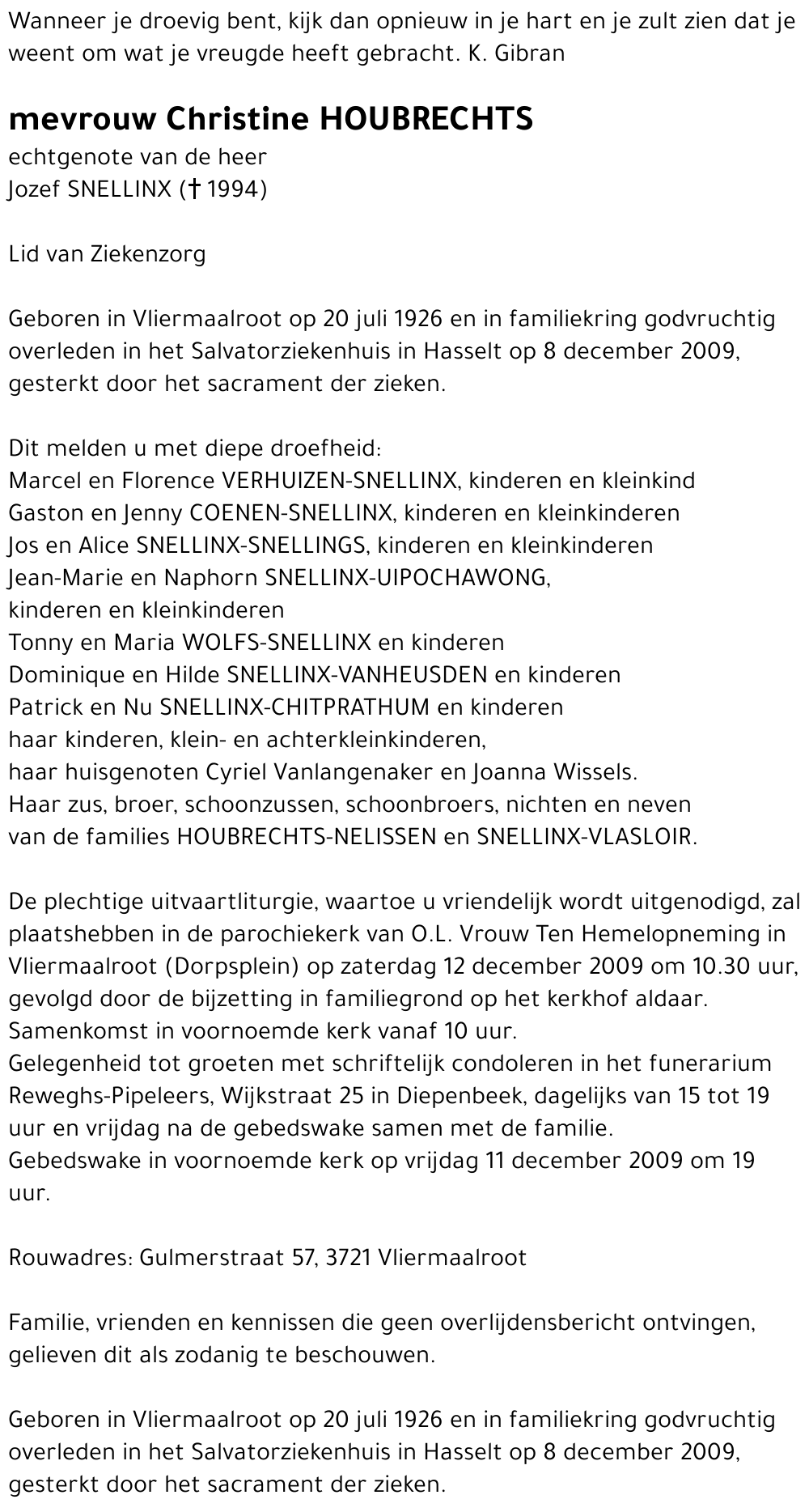 Christine Houbrechts