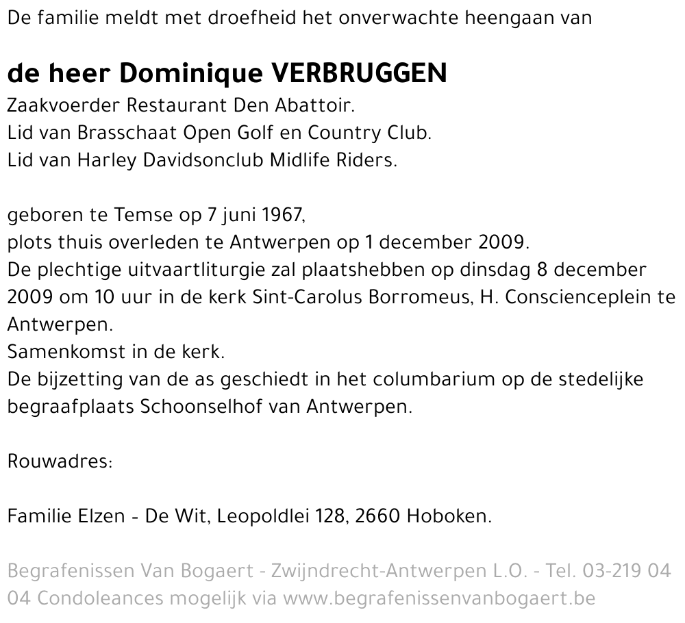 Dominique Verbruggen