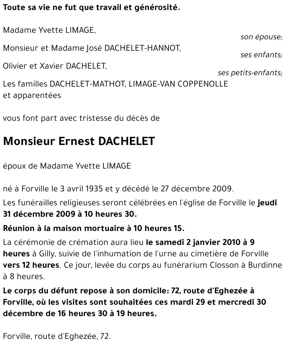 Ernest DACHELET