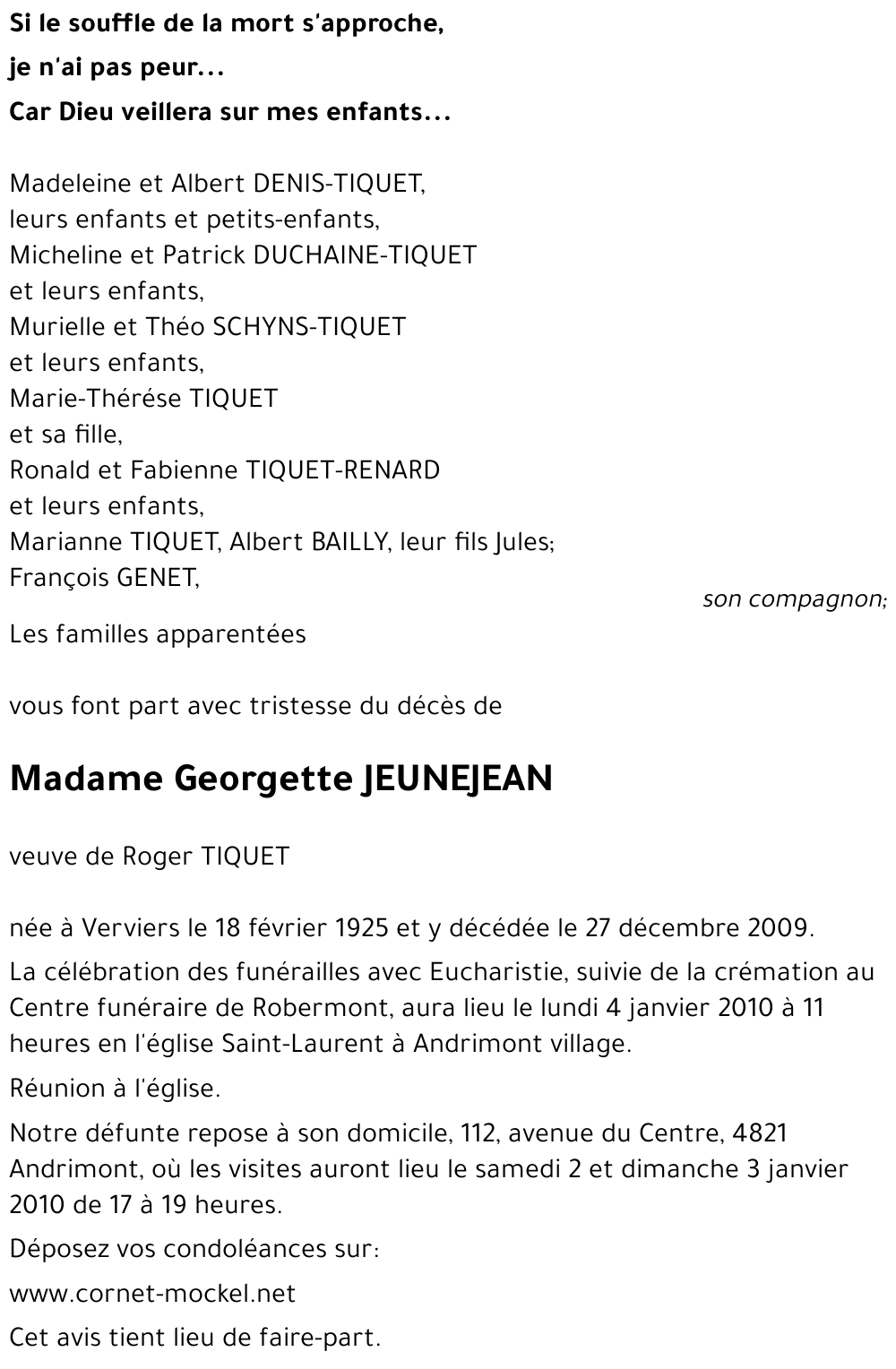 Georgette JEUNEJEAN