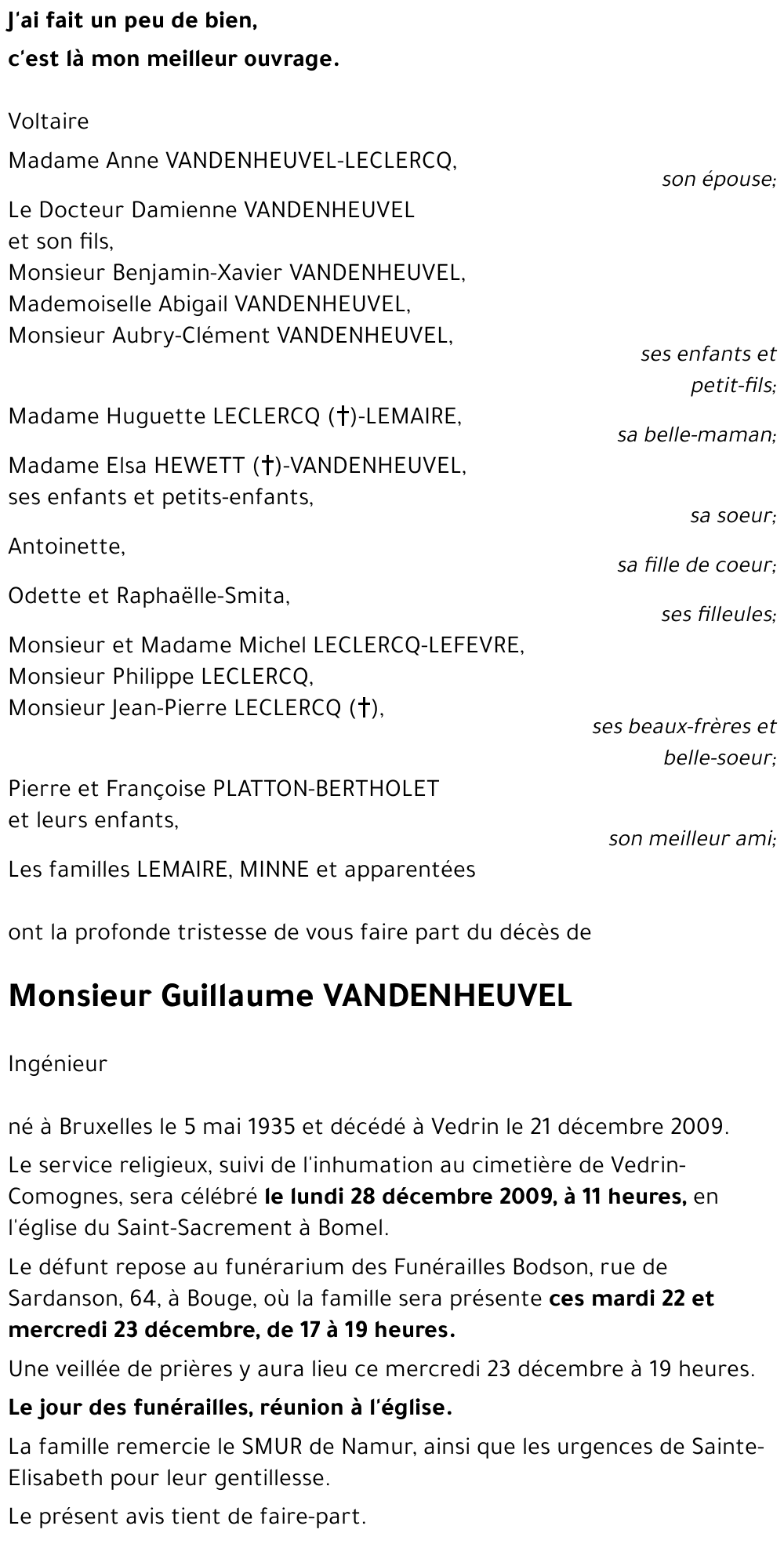 Guillaume VANDENHEUVEL