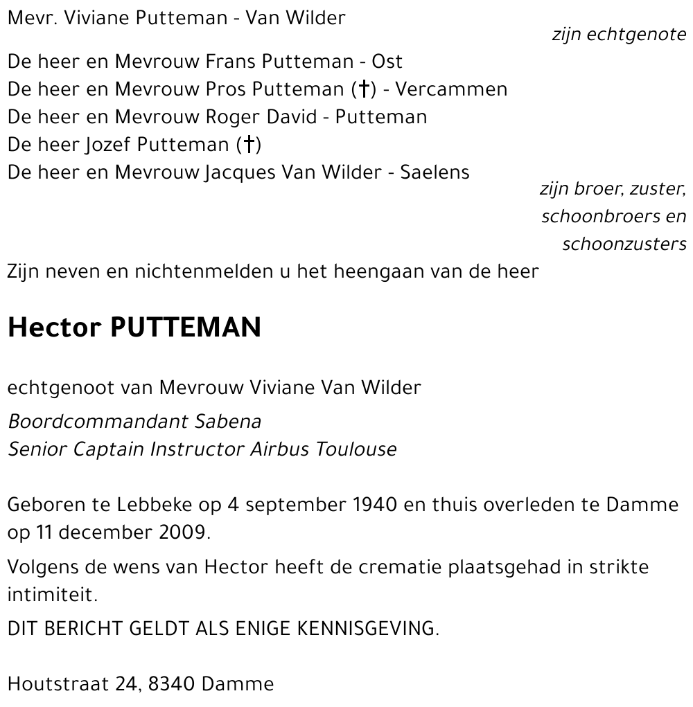 Hector PUTTEMAN