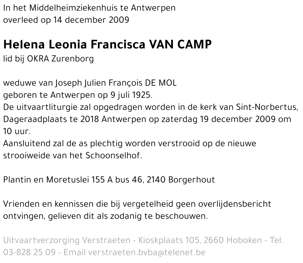 Helena Van Camp