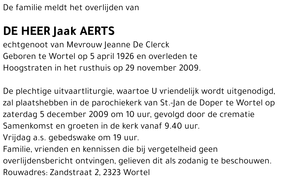 Jaak Aerts