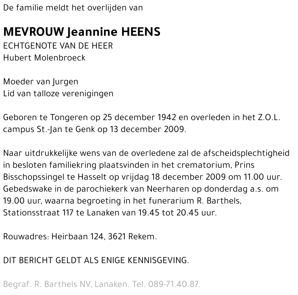 Jeannine Heens