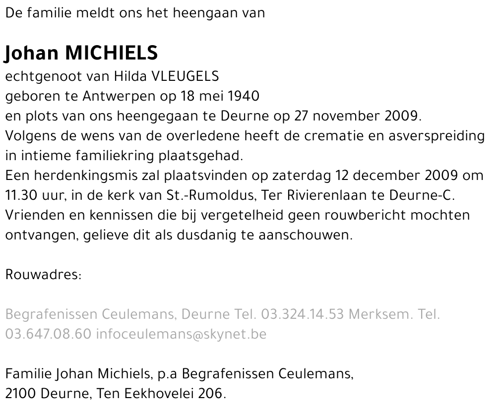 Johan Michiels
