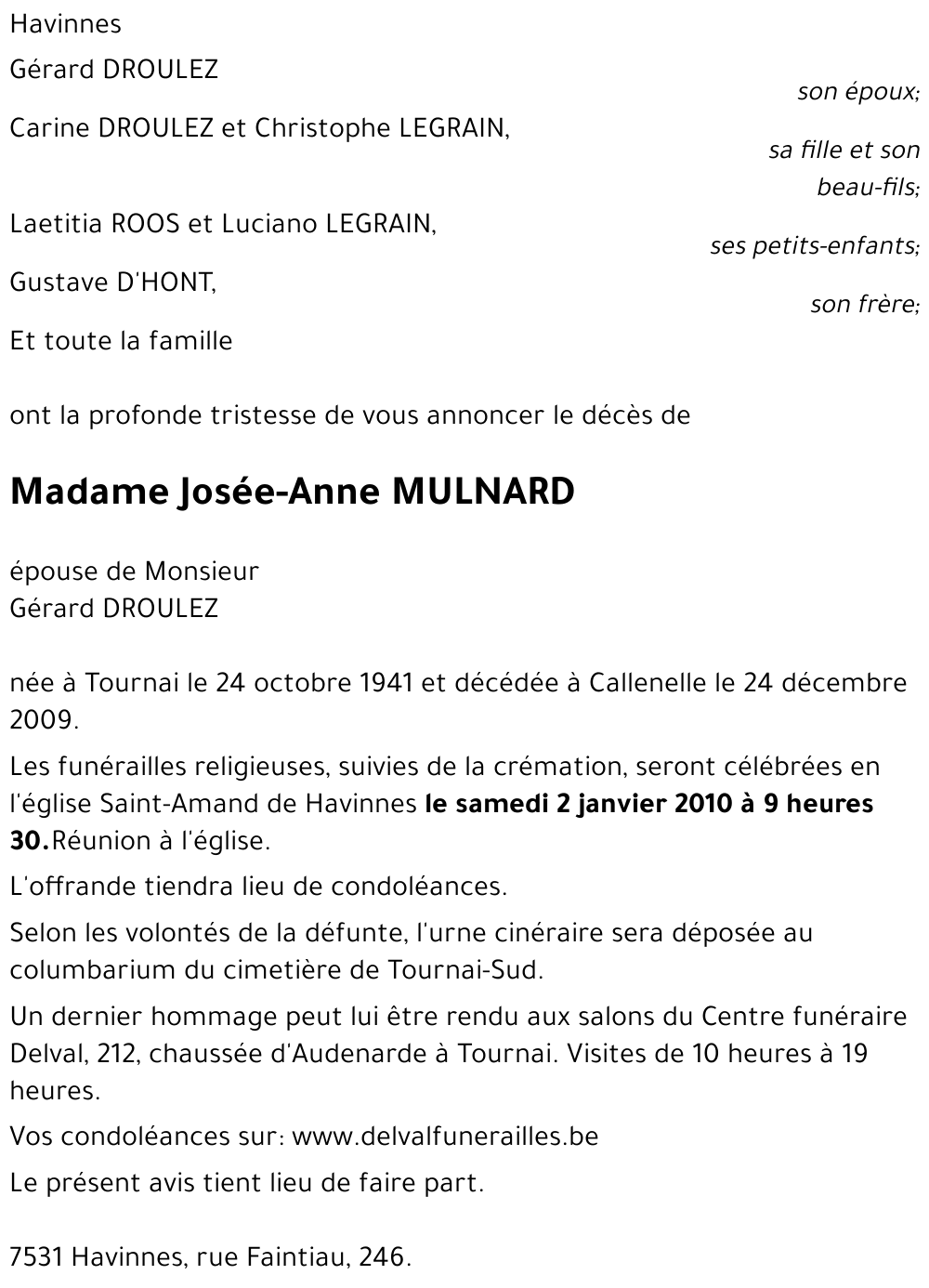 Josée-Anne MULNARD