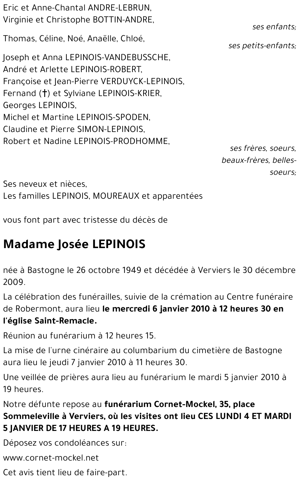 Josée LEPINOIS