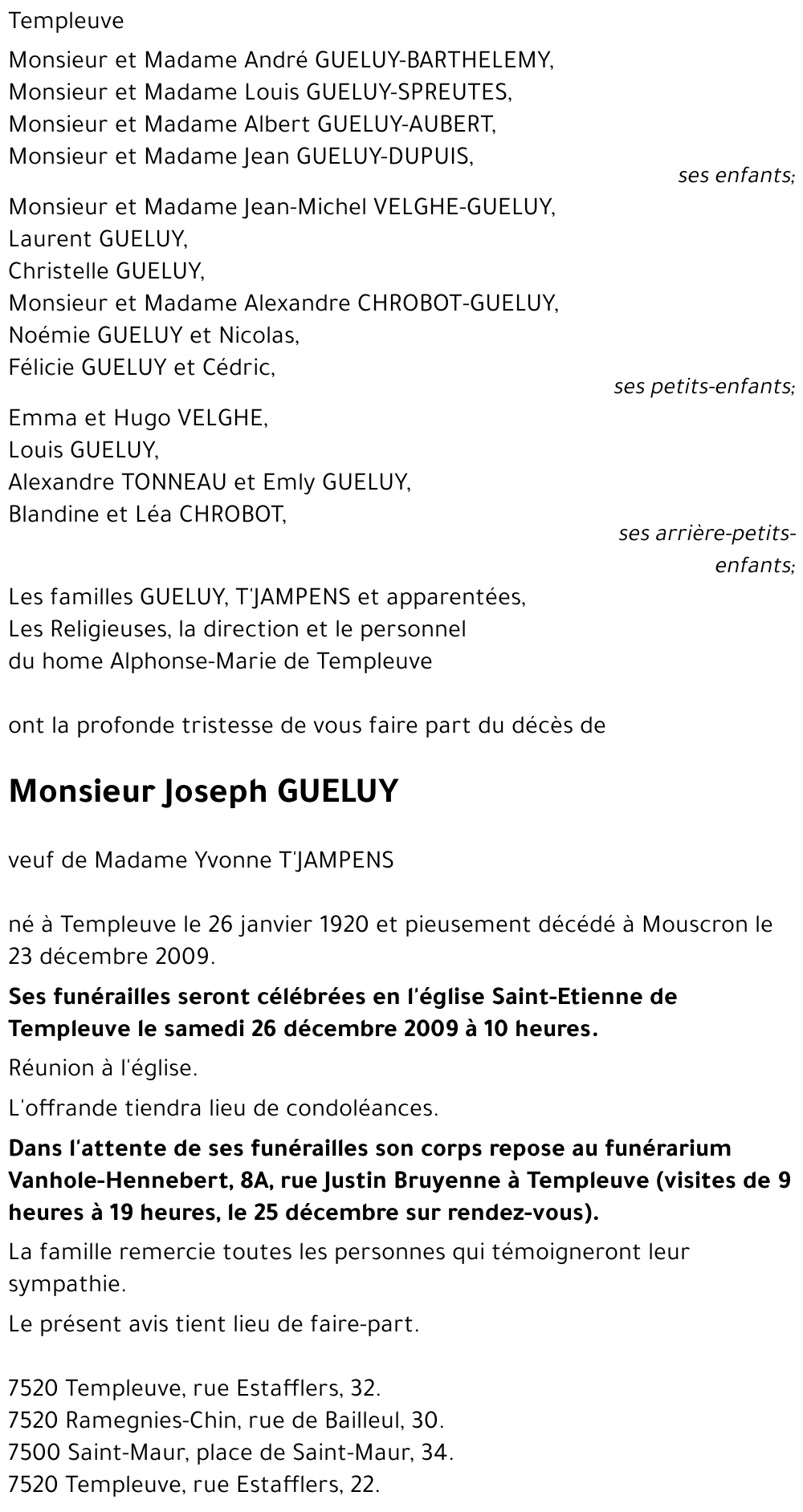 Joseph GUELUY