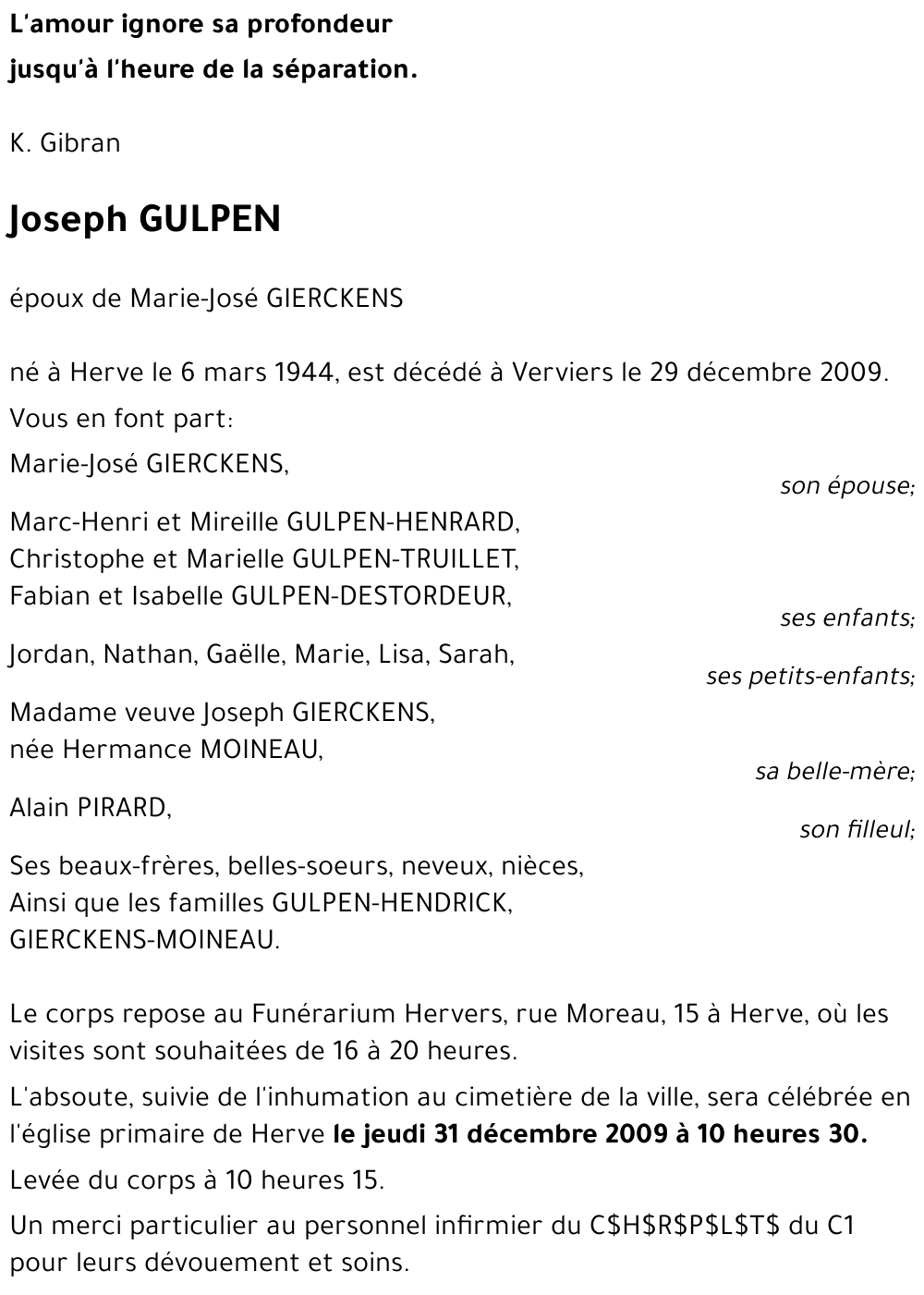 Joseph GULPEN