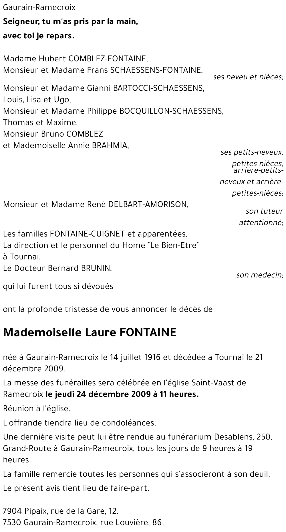 Laure FONTAINE