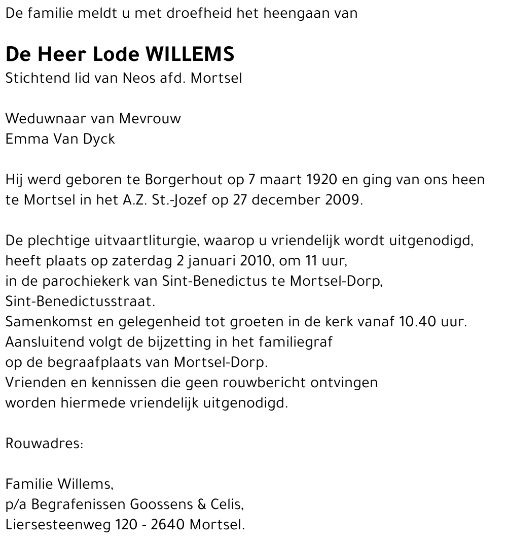 Lode Willems