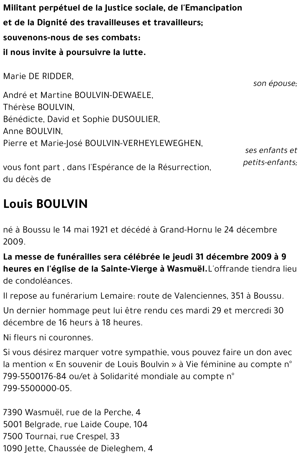 Louis BOULVIN