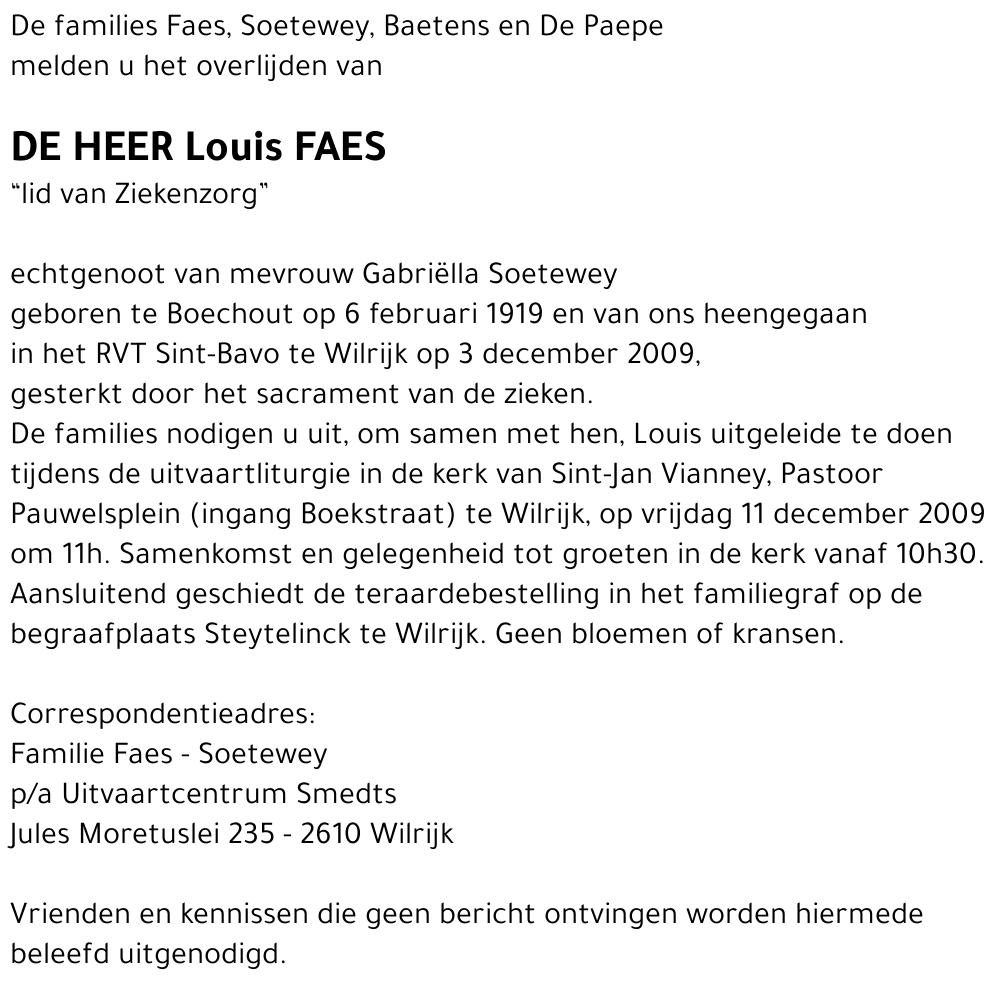 Louis Faes