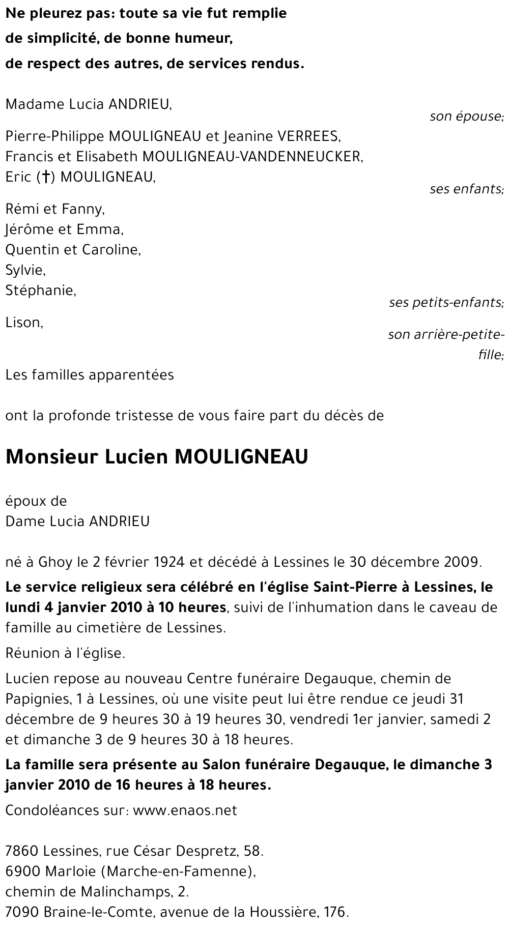 Lucien MOULIGNEAU