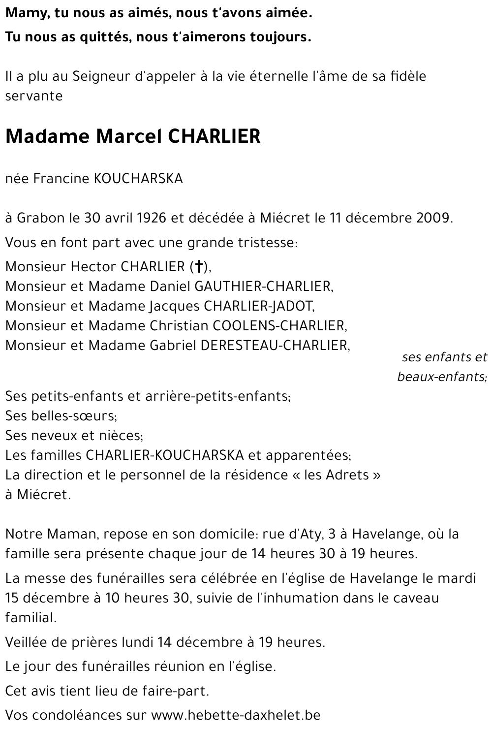 Marcel CHARLIER