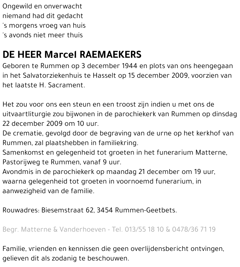 Marcel Raemaekers