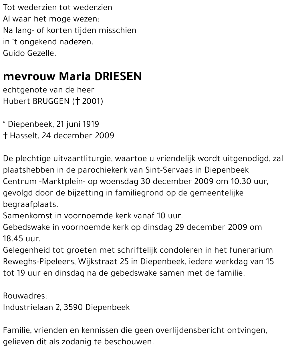 Maria Driesen