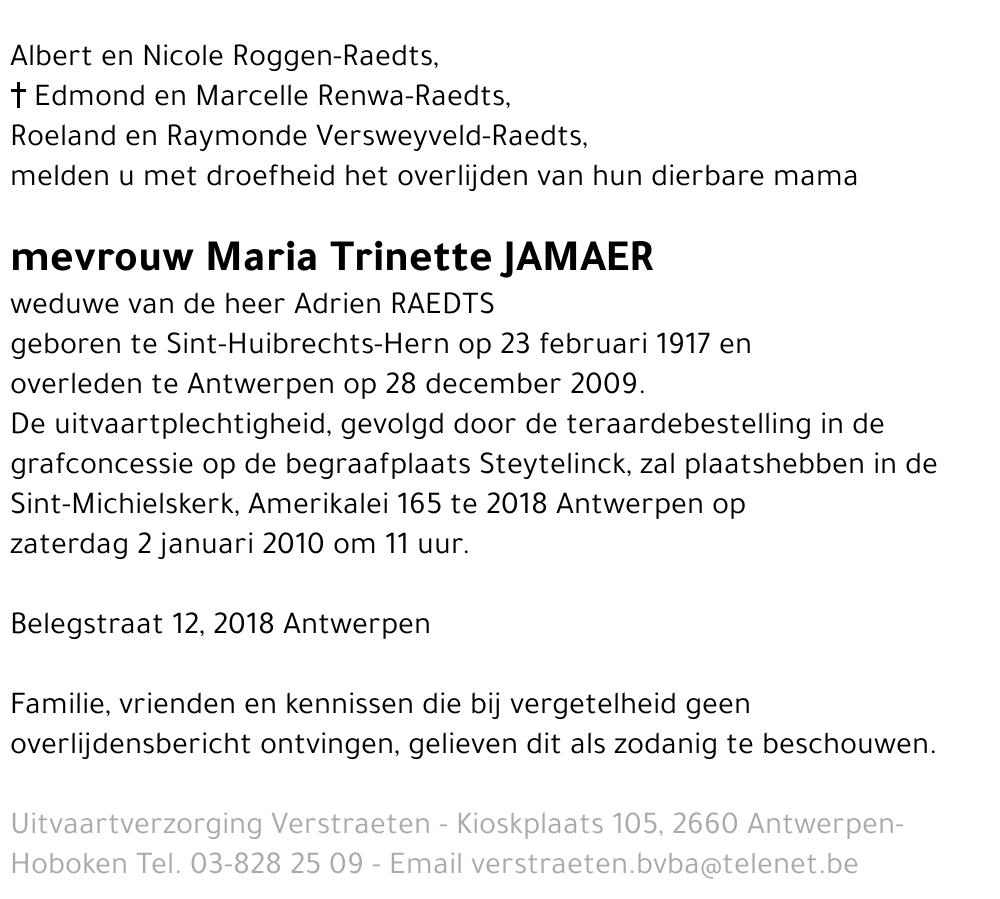 Maria Trinette Jamaer