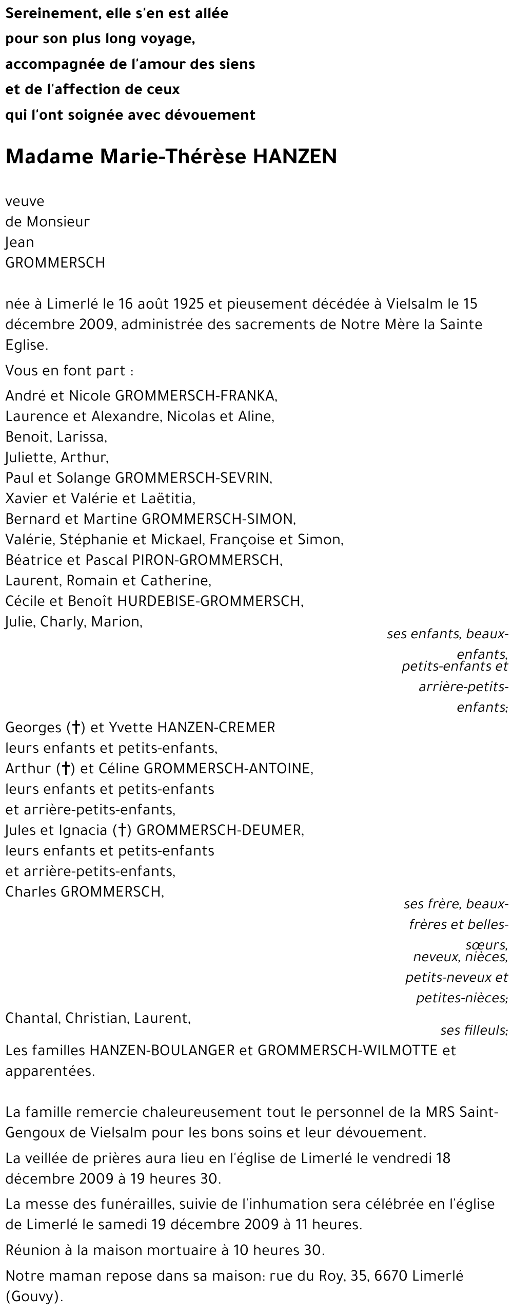 Marie-Thérèse Hanzen