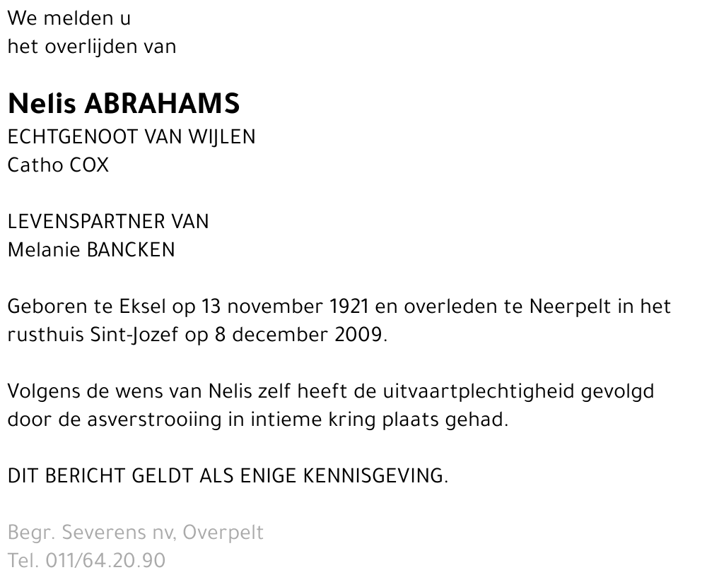Nelis Abrahams