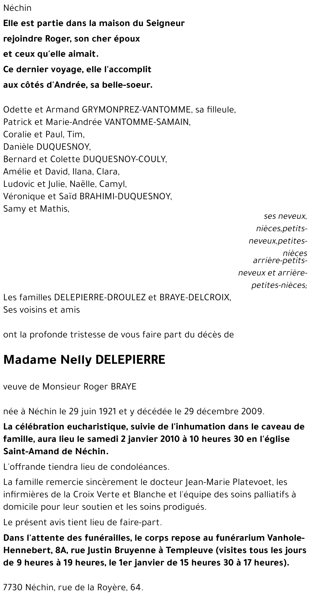 Nelly Delepierre