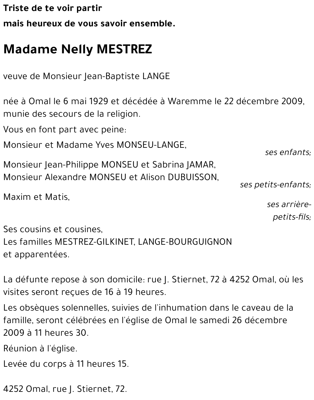 Nelly MESTREZ
