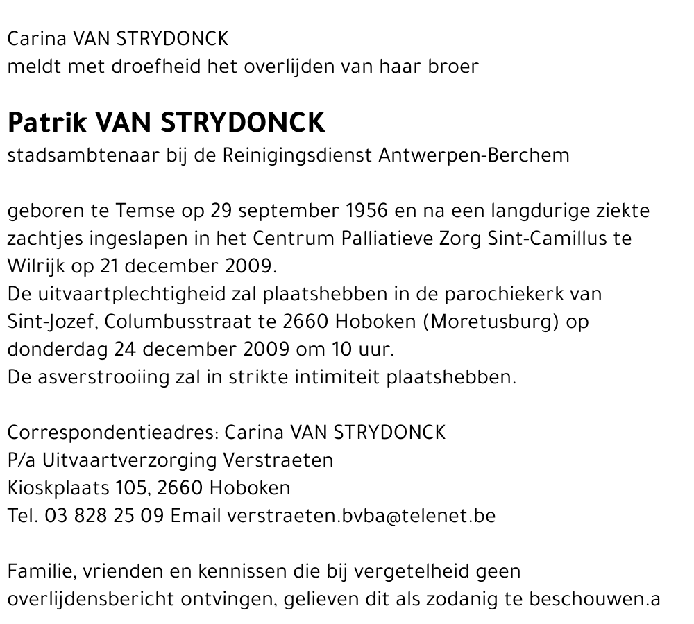 Patrik Van Strydonck