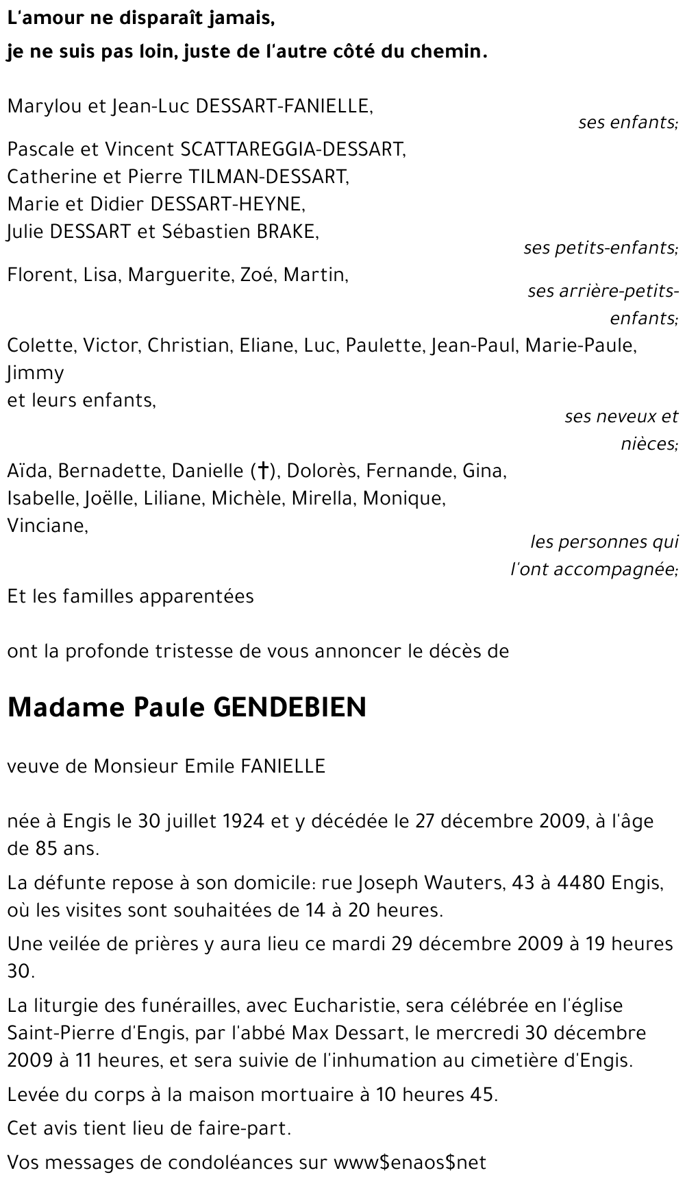 Paule GENDEBIEN