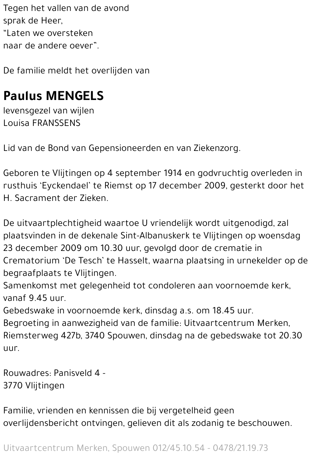 Paulus Mengels